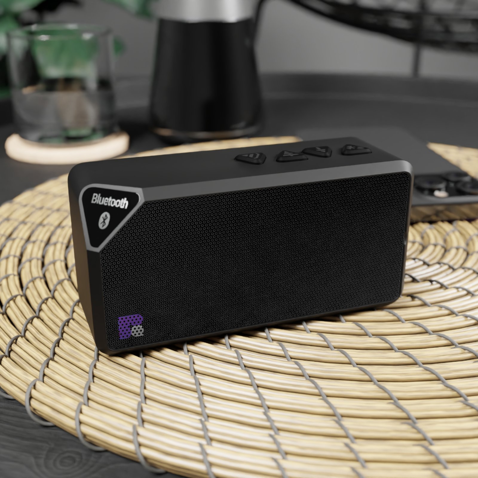 Portable Bluetooth Speaker — Compact Wireless Speaker with MicroSD & Aux Input - Image 4