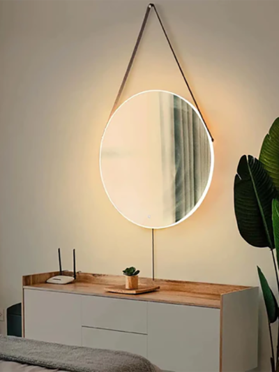 Aurora 36" Decorative LED Wall Mirror