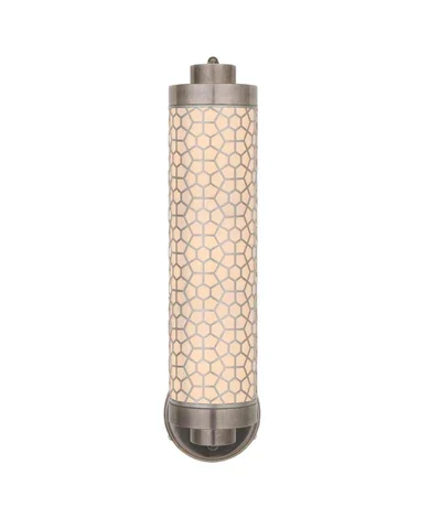 Hexagonal Brass Mesh Wall Light