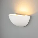 28cm Bonn Half Dome Plaster Wall Light with IP20 Rating
