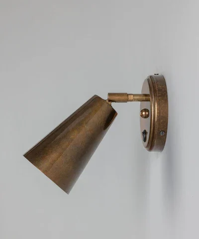 Cashel Antique Brass Wall Light