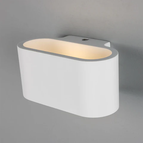 Innsbruck Plaster Wall Light – Elliptical Design, 18cm, IP20