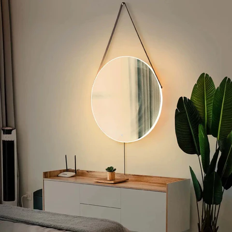 Aurora 36" Decorative LED Wall Mirror - Image 2