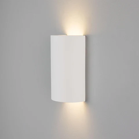 Malmo Plaster Wall Light – Semi-Circle Design, 11cm, IP20 - Image 2