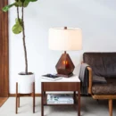 Artifact Natural Mica Table Lamp with Nightlight