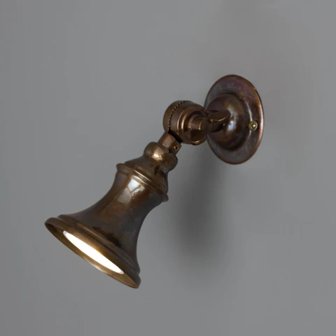 Accra Traditional GU10 Brass LED Spotlight - Image 3