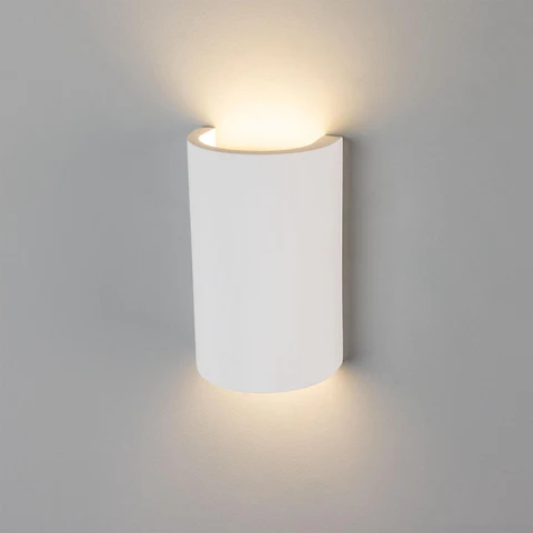 Malmo Plaster Wall Light – Semi-Circle Design, 11cm, IP20 - Image 4