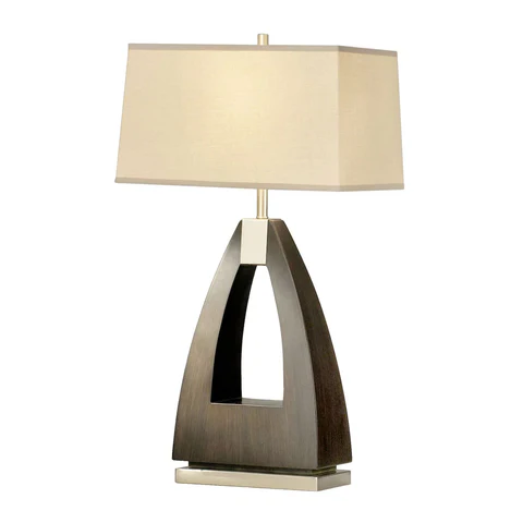 Trina Table Lamp in Pecan Wood - Image 4