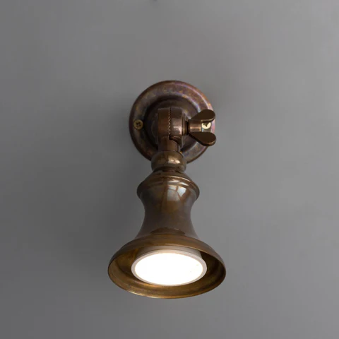 Accra Traditional GU10 Brass LED Spotlight - Image 6