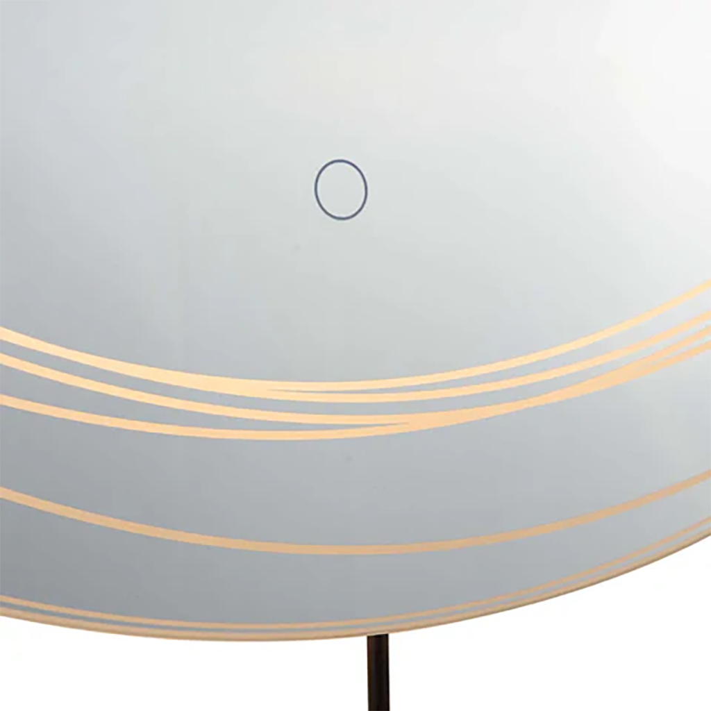 Modern Round Backlit LED Mirror - Image 4