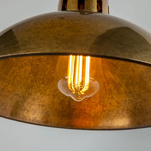 Industrial Brass Swan Neck Wall Light – Paris Design - Image 6