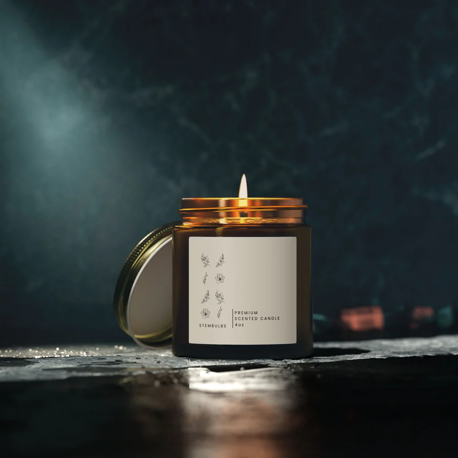 Coconut Apricot Bliss Scented Candle – Wax Jar (4oz/9oz)