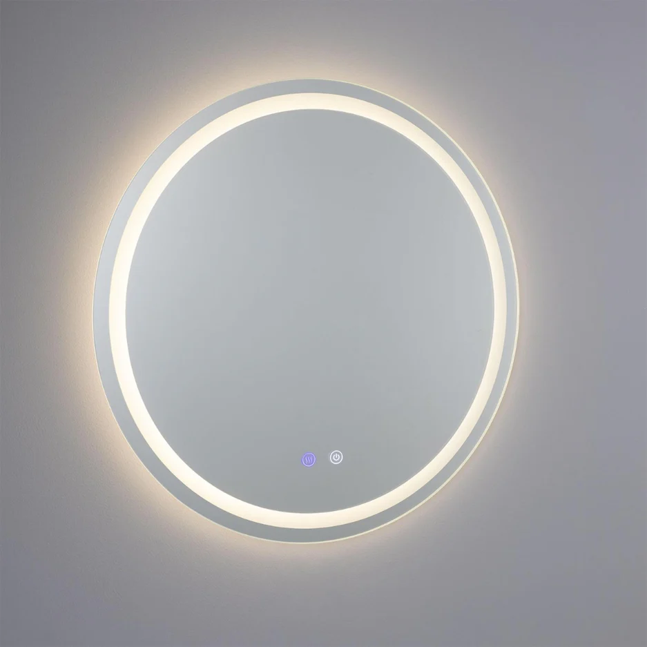Soajo 60cm Circular LED Bathroom Mirror - Image 2