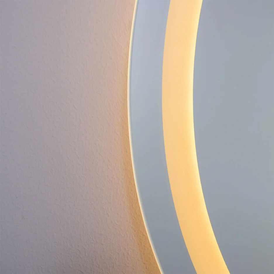 Soajo 60cm Circular LED Bathroom Mirror - Image 6