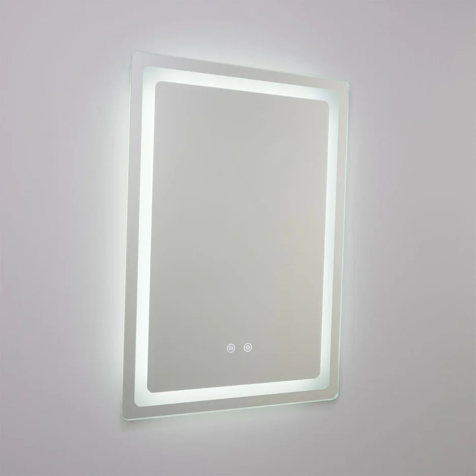 Seia LED Bathroom Mirror – Rectangular Design, 60×80cm - Image 3