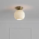 Moraga Semi-Flush Mount Ceiling Light – Bone Porcelain