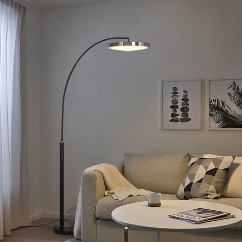 Redondo Single-Light LED Arc Floor Lamp