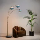 Palm Springs Arc Floor Lamp with Three Lights