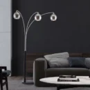 Orson Three-Light Arc Floor Lamp