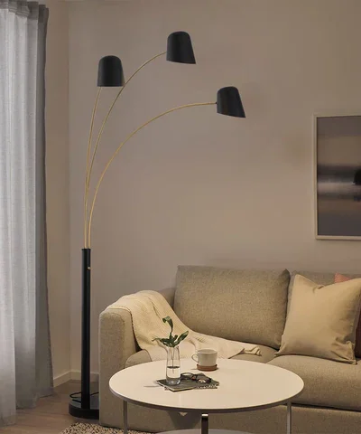 Culver Arc Floor Lamp with Three Lights