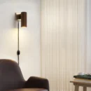 Dark Walnut Tambo Plug-In Wall Sconce