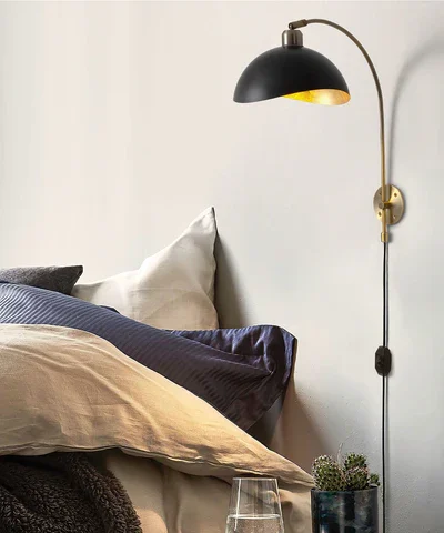 Luna Bella Plug-In Wall Sconce for Bedrooms