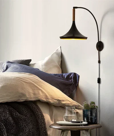 Lodi Modern Plug-In Wall Sconce