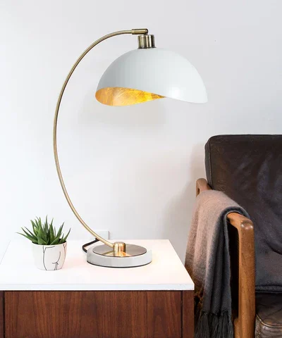 Luna Bella Table Lamp – Matte White Finish