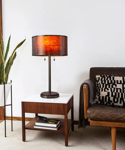 Layers Decorative Natural Mica Table Lamp