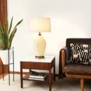 Santa Clara Bone Porcelain Nightlight Table Lamp