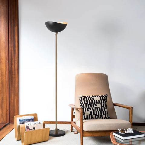 Luna Bella Modern Torchiere Floor Lamp