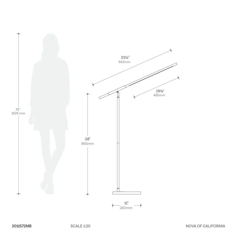 Port Natural Ash Wood LED Floor Lamp - Image 12
