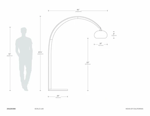 Vaulted Arc Modern Floor Lamp – Peter Morelli - Image 11