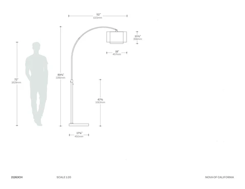 Marilyn Single-Light Arc Floor Lamp - Image 11