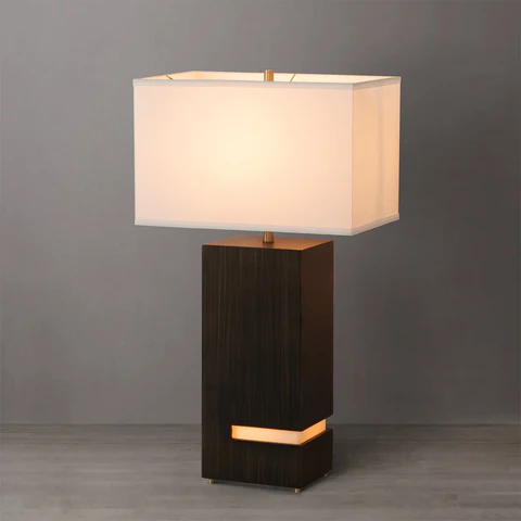 Zen Gilded Ebony Nightlight Table Lamp - Image 3
