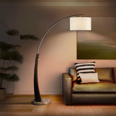 Plimpton 72-Inch Modern Arc Floor Lamp - Image 3