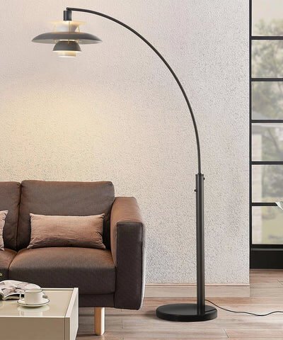 Palm Springs Arc Floor Lamp with Single Light