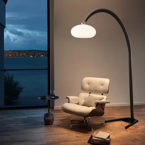 Vaulted Arc Modern Floor Lamp – Peter Morelli - Image 4