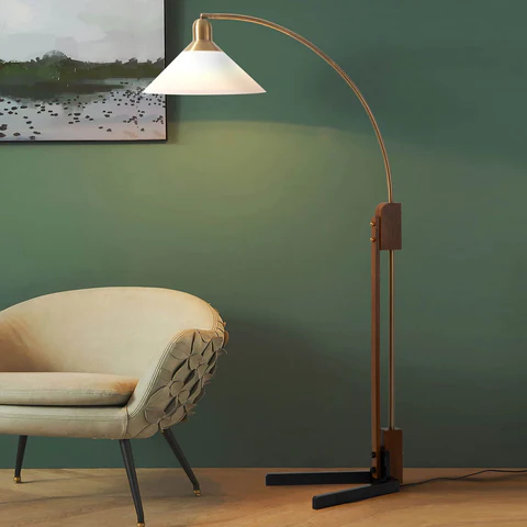 Melmar Modern Chairside Arc Floor Lamp - Image 2