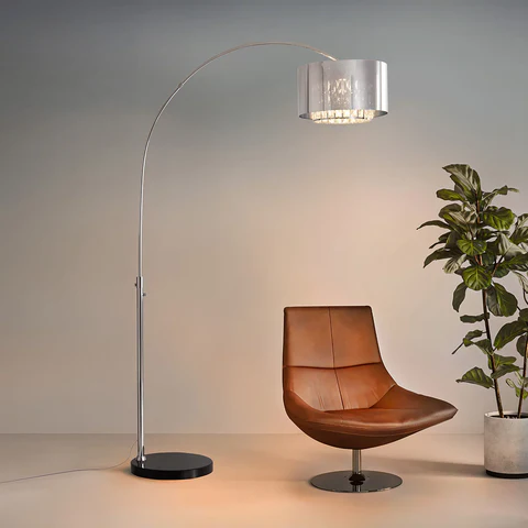 Marilyn Single-Light Arc Floor Lamp