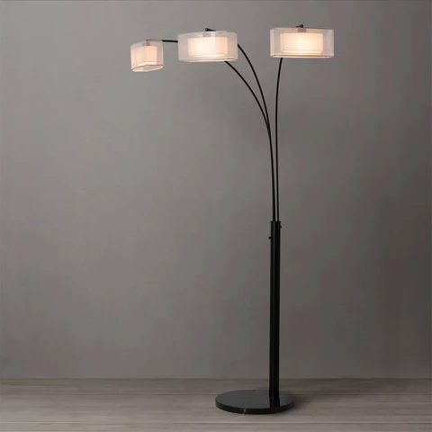 Amarillo Arc Floor Lamp with 3 Lights - Image 2