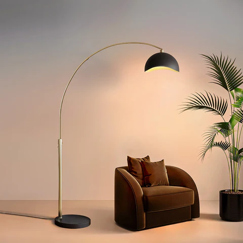 Luna Bella Modern Arc Floor Lamp - Image 3