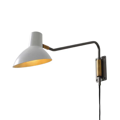 Matte White Swing Plug-In Wall Light - Image 3