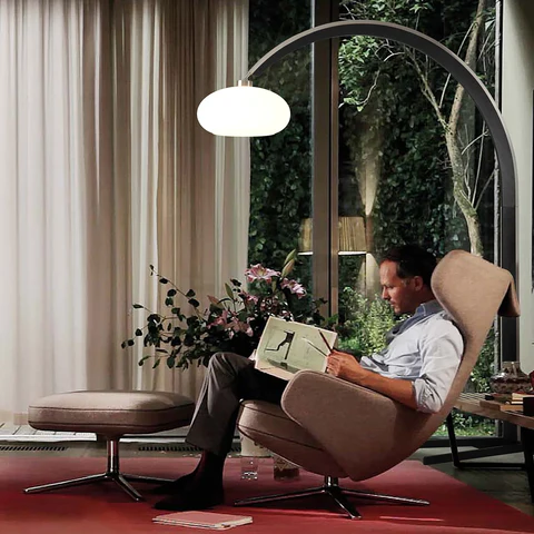 Vaulted Arc Modern Floor Lamp – Peter Morelli - Image 3