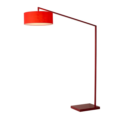 Red Stretch Arc Floor Lamp - Image 3
