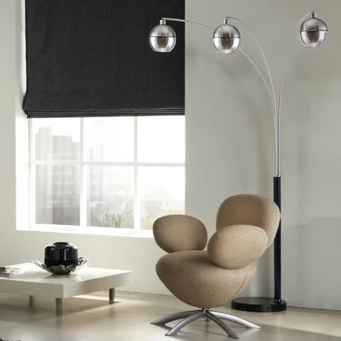 Orson Three-Light Arc Floor Lamp - Image 3