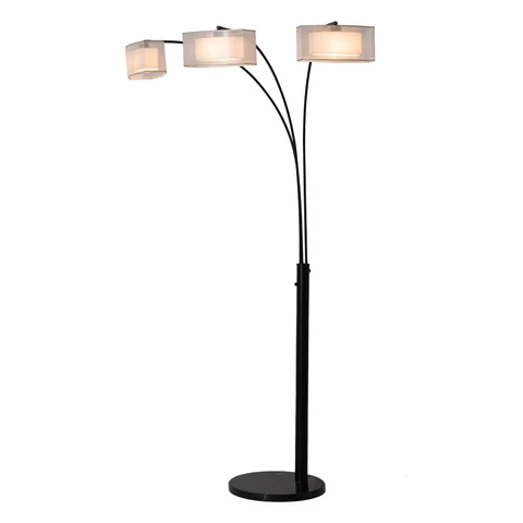 Amarillo Arc Floor Lamp with 3 Lights - Image 3
