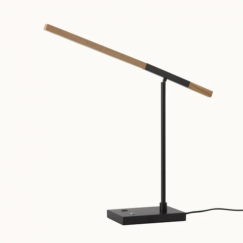 Port Designer LED Table Lamp – Natural Ash - Image 5