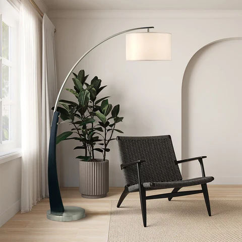 Plimpton 72-Inch Modern Arc Floor Lamp - Image 5