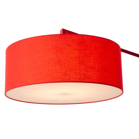 Red Stretch Arc Floor Lamp - Image 4